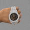 Moissanite Skeleton Watch